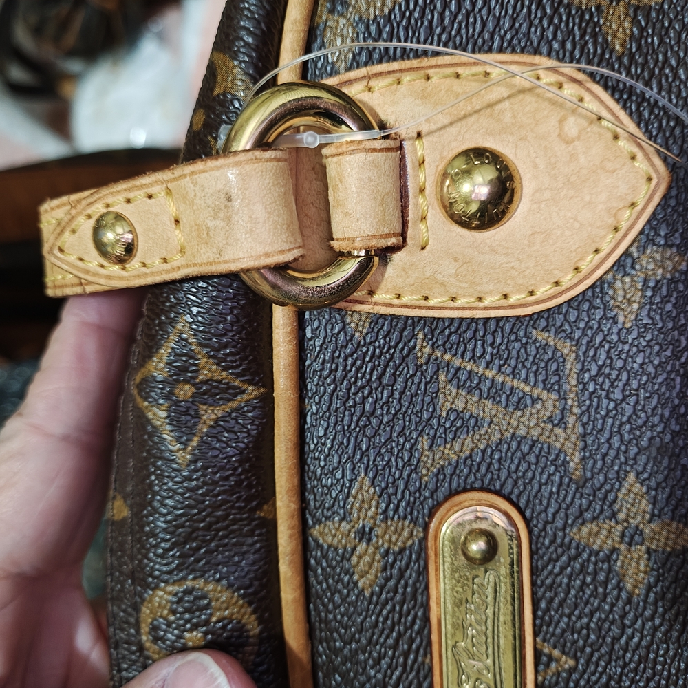 Louis Vuitton Brown Monogram Handbag Montorguiel - Picture 15 of 17